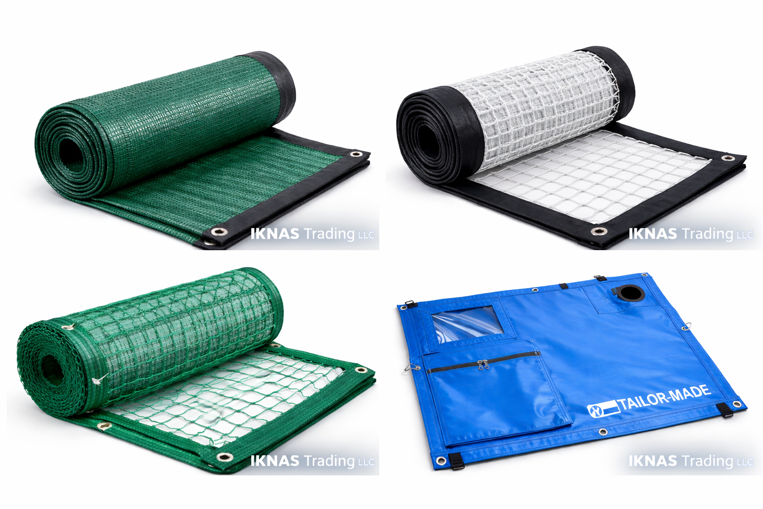 custom pvc tarpaulin supplier UAE IKNAS